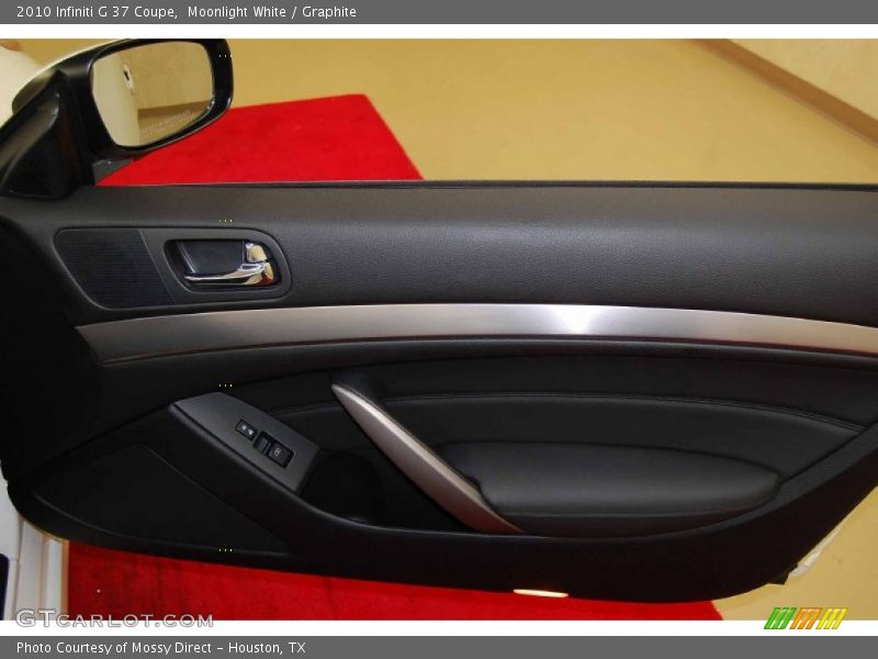 Moonlight White / Graphite 2010 Infiniti G 37 Coupe