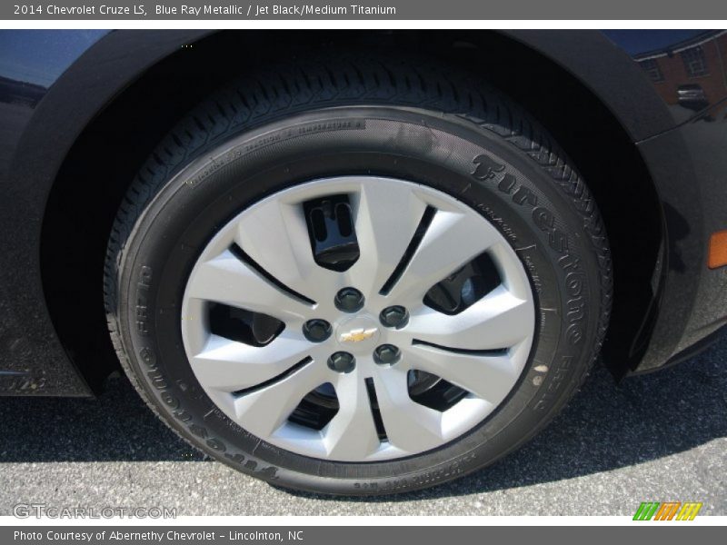 Blue Ray Metallic / Jet Black/Medium Titanium 2014 Chevrolet Cruze LS