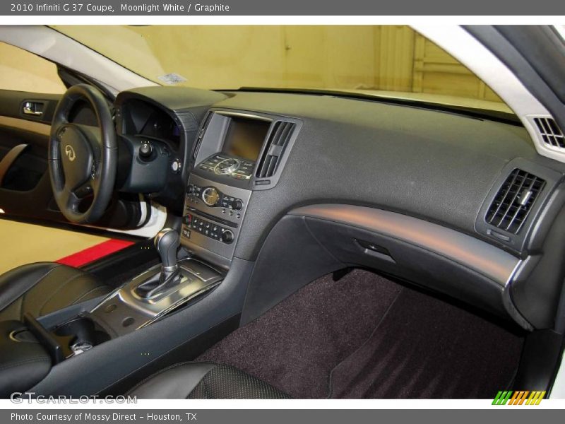 Moonlight White / Graphite 2010 Infiniti G 37 Coupe