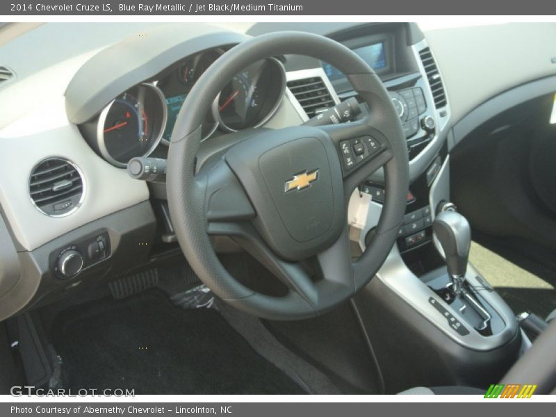 Blue Ray Metallic / Jet Black/Medium Titanium 2014 Chevrolet Cruze LS