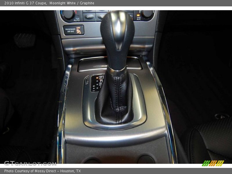 Moonlight White / Graphite 2010 Infiniti G 37 Coupe