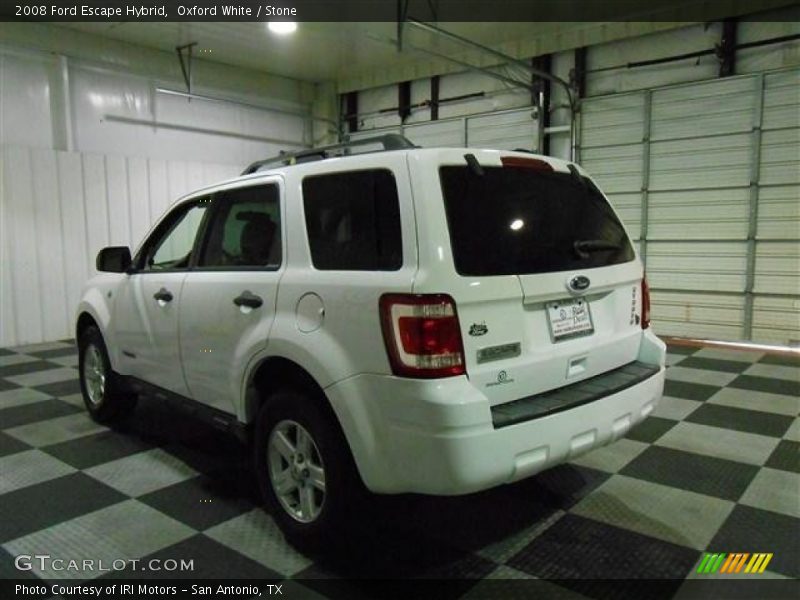 Oxford White / Stone 2008 Ford Escape Hybrid