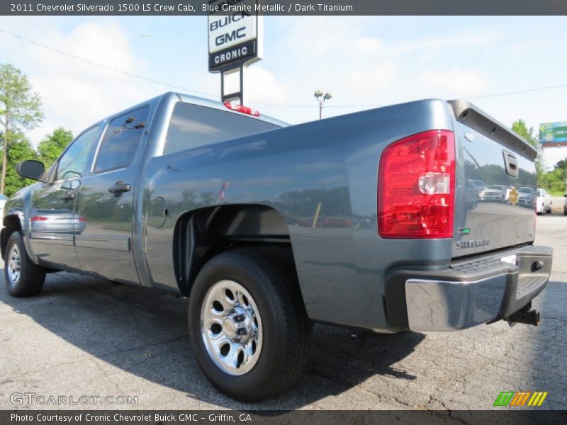 Blue Granite Metallic / Dark Titanium 2011 Chevrolet Silverado 1500 LS Crew Cab