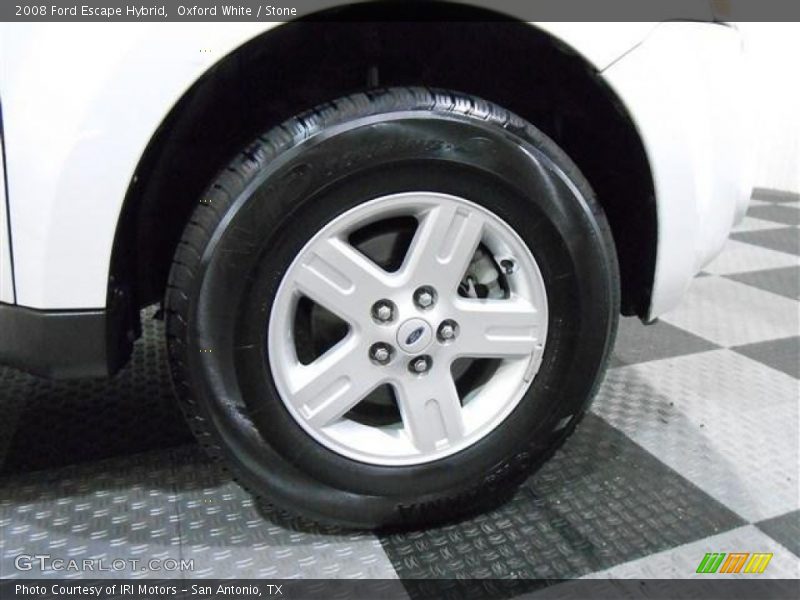 Oxford White / Stone 2008 Ford Escape Hybrid