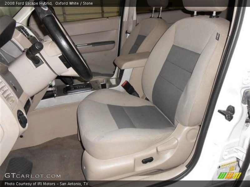 Oxford White / Stone 2008 Ford Escape Hybrid
