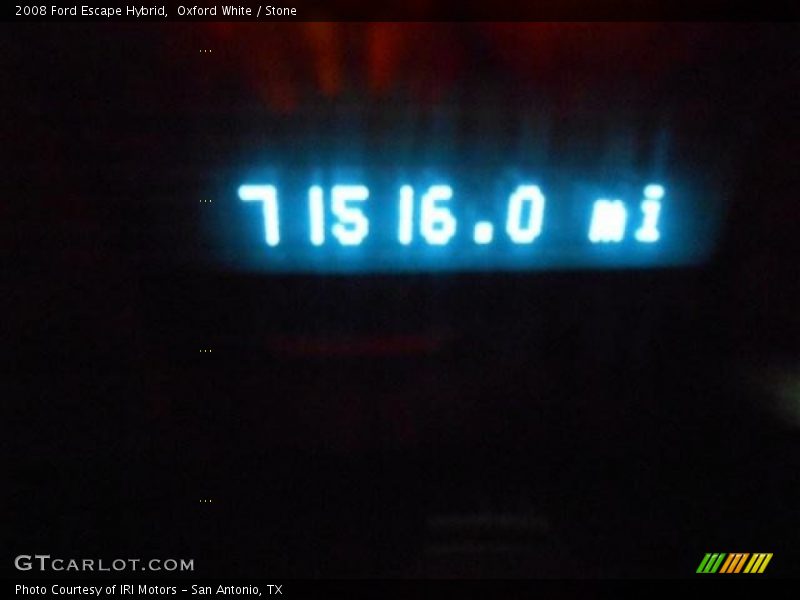 Oxford White / Stone 2008 Ford Escape Hybrid