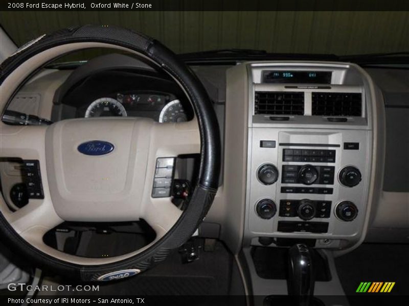 Oxford White / Stone 2008 Ford Escape Hybrid