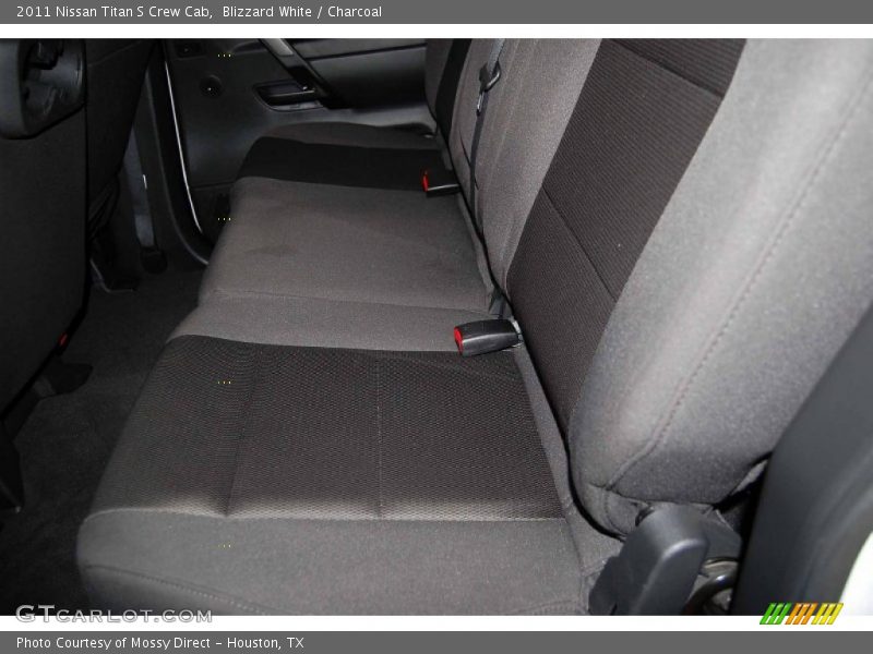 Blizzard White / Charcoal 2011 Nissan Titan S Crew Cab
