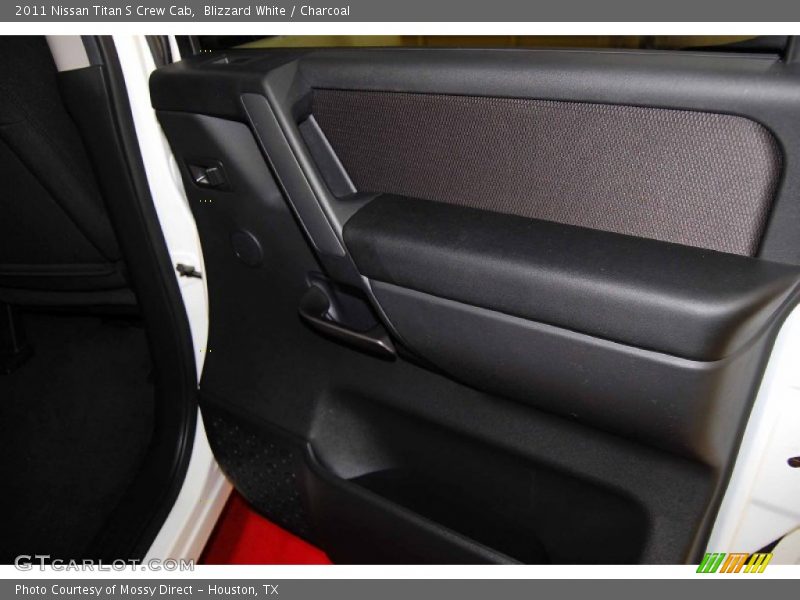 Blizzard White / Charcoal 2011 Nissan Titan S Crew Cab