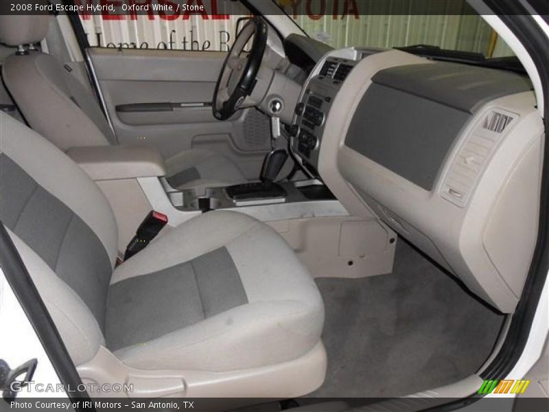 Oxford White / Stone 2008 Ford Escape Hybrid
