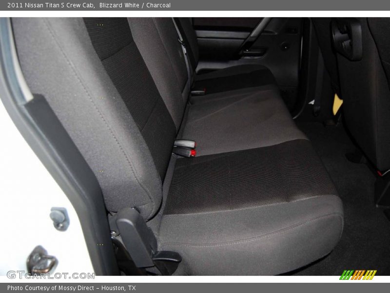 Blizzard White / Charcoal 2011 Nissan Titan S Crew Cab
