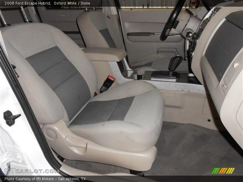 Oxford White / Stone 2008 Ford Escape Hybrid