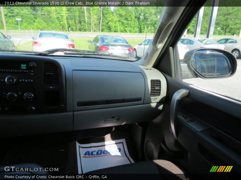 Blue Granite Metallic / Dark Titanium 2011 Chevrolet Silverado 1500 LS Crew Cab