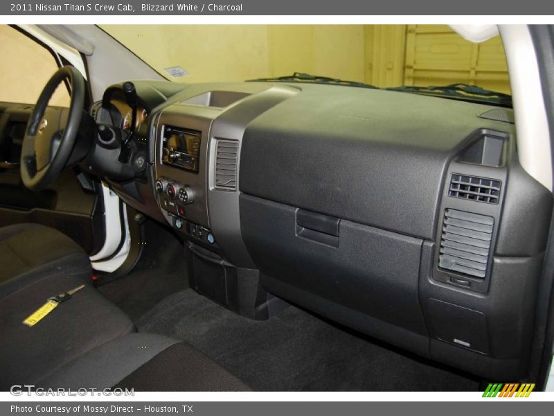 Blizzard White / Charcoal 2011 Nissan Titan S Crew Cab