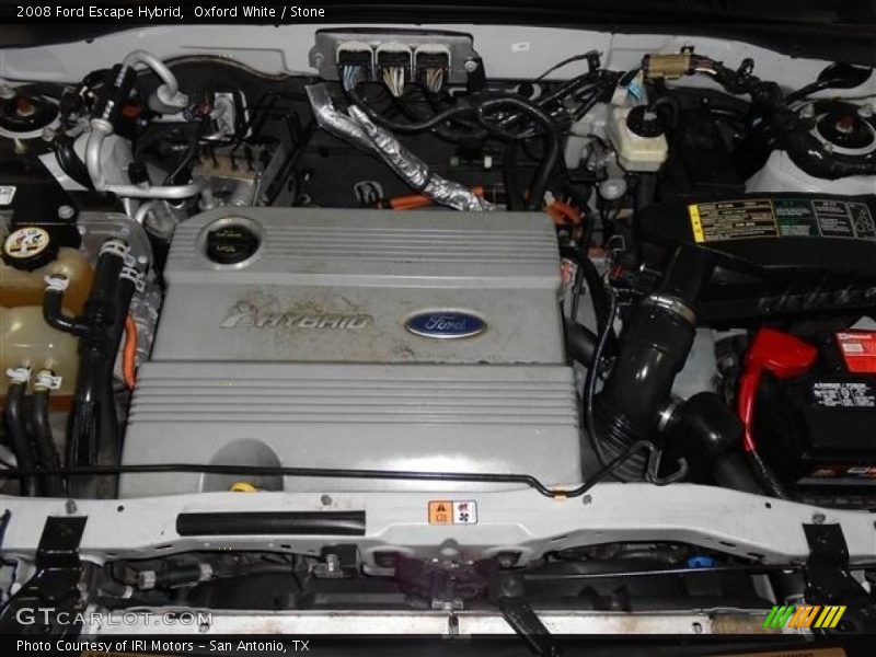 Oxford White / Stone 2008 Ford Escape Hybrid