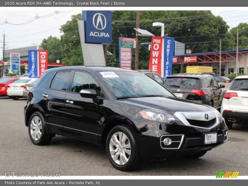 Crystal Black Pearl / Ebony 2010 Acura RDX SH-AWD Technology