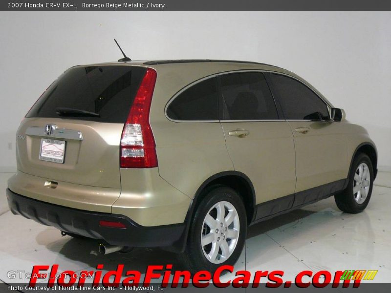 Borrego Beige Metallic / Ivory 2007 Honda CR-V EX-L