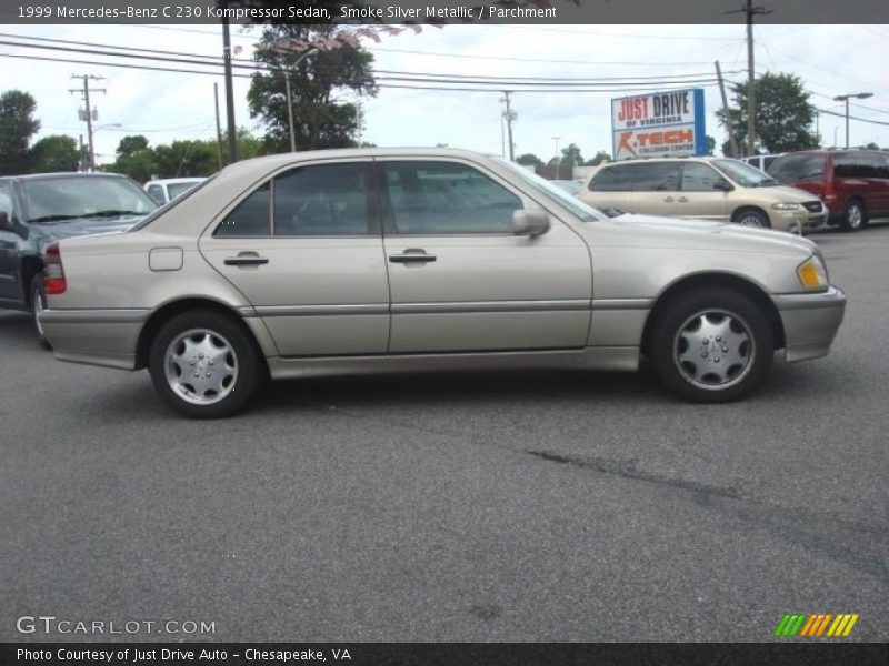 Smoke Silver Metallic / Parchment 1999 Mercedes-Benz C 230 Kompressor Sedan