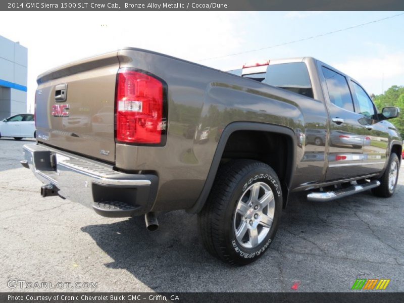 Bronze Alloy Metallic / Cocoa/Dune 2014 GMC Sierra 1500 SLT Crew Cab
