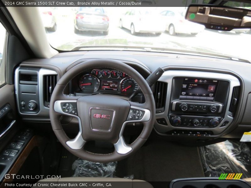 Bronze Alloy Metallic / Cocoa/Dune 2014 GMC Sierra 1500 SLT Crew Cab