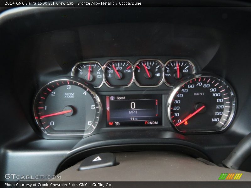  2014 Sierra 1500 SLT Crew Cab SLT Crew Cab Gauges