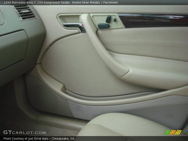 Smoke Silver Metallic / Parchment 1999 Mercedes-Benz C 230 Kompressor Sedan