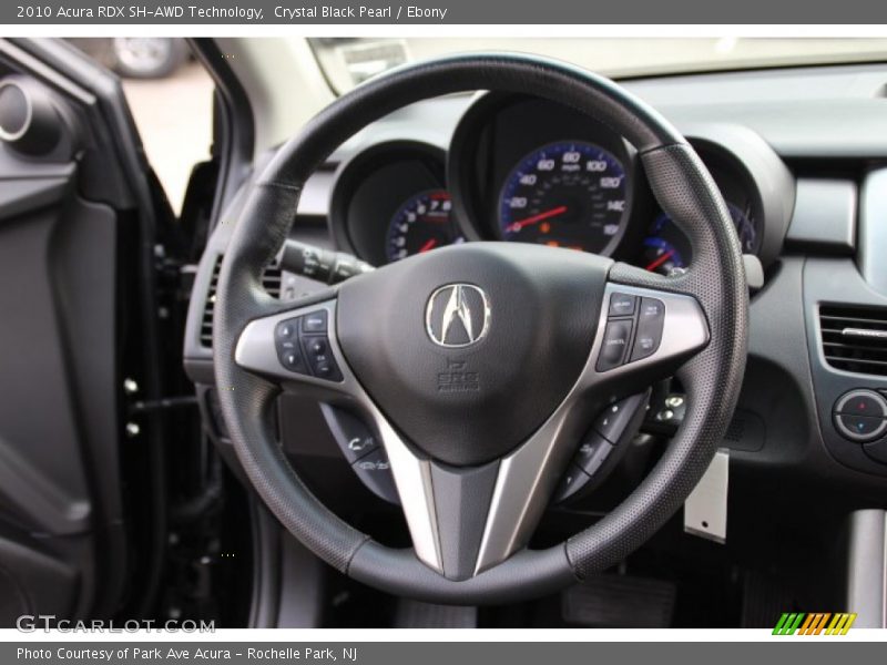 Crystal Black Pearl / Ebony 2010 Acura RDX SH-AWD Technology