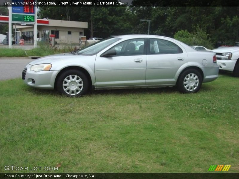 Bright Silver Metallic / Dark Slate Gray 2004 Chrysler Sebring Sedan