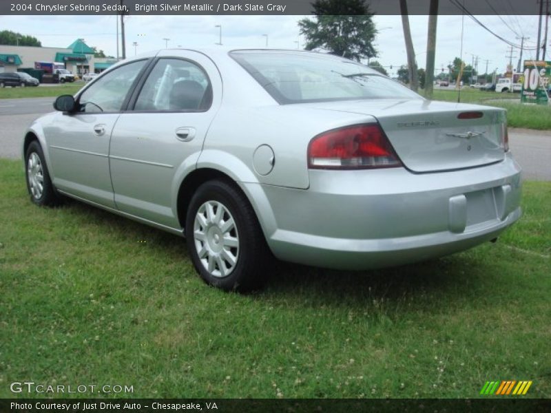 Bright Silver Metallic / Dark Slate Gray 2004 Chrysler Sebring Sedan