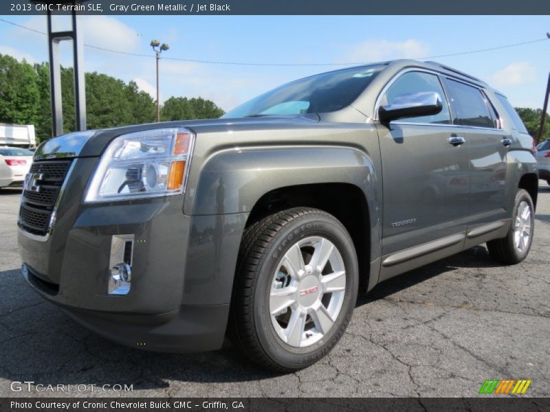 Gray Green Metallic / Jet Black 2013 GMC Terrain SLE