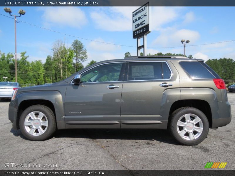 Gray Green Metallic / Jet Black 2013 GMC Terrain SLE