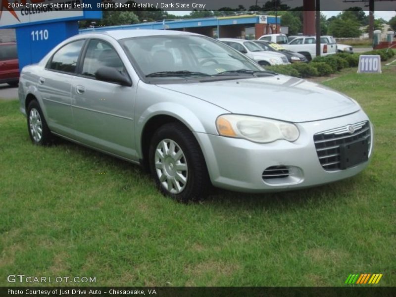 Bright Silver Metallic / Dark Slate Gray 2004 Chrysler Sebring Sedan