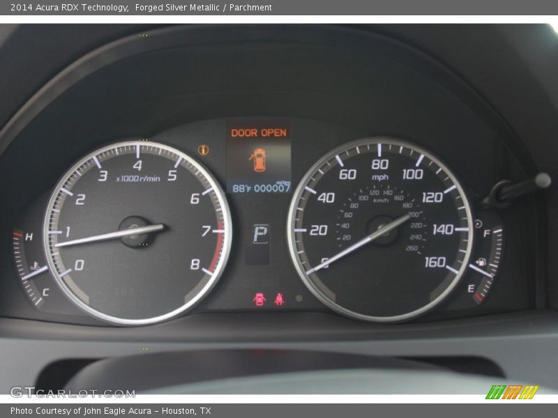 Forged Silver Metallic / Parchment 2014 Acura RDX Technology