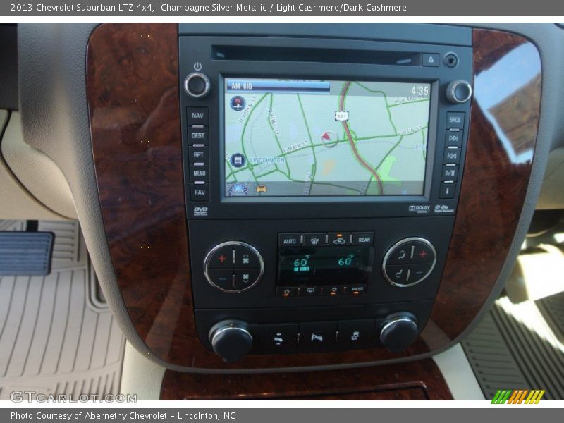 Champagne Silver Metallic / Light Cashmere/Dark Cashmere 2013 Chevrolet Suburban LTZ 4x4