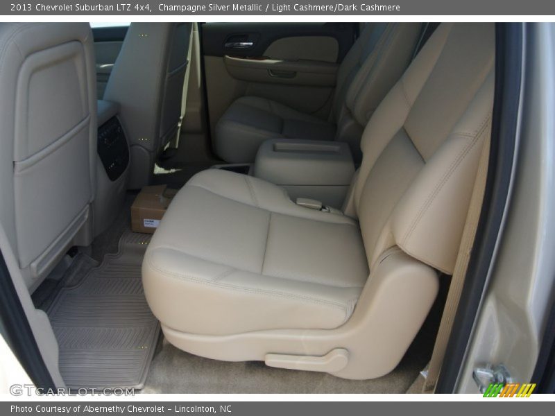 Champagne Silver Metallic / Light Cashmere/Dark Cashmere 2013 Chevrolet Suburban LTZ 4x4