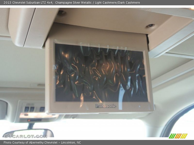 Champagne Silver Metallic / Light Cashmere/Dark Cashmere 2013 Chevrolet Suburban LTZ 4x4