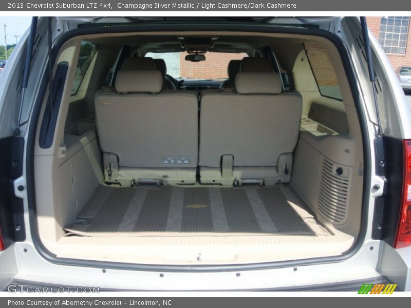 Champagne Silver Metallic / Light Cashmere/Dark Cashmere 2013 Chevrolet Suburban LTZ 4x4