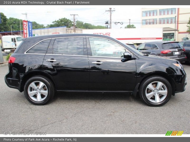 Crystal Black Pearl / Parchment 2010 Acura MDX Technology