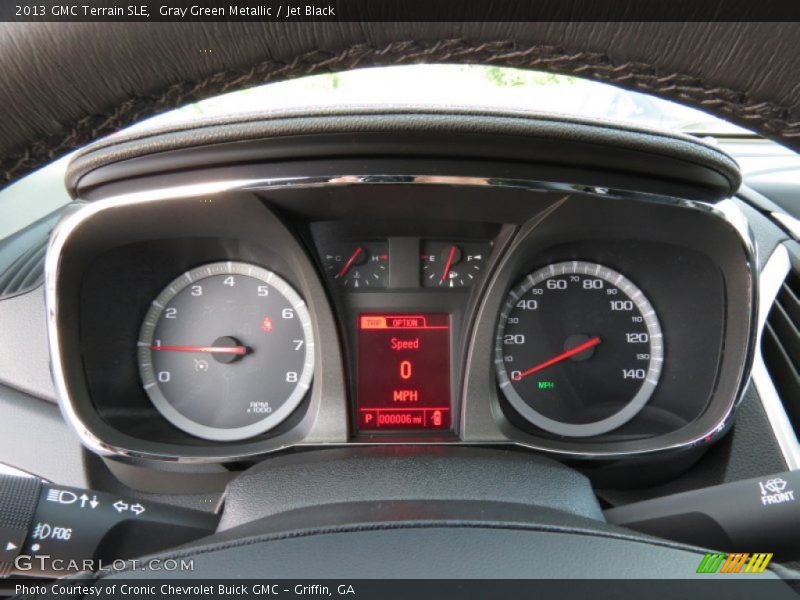 Gray Green Metallic / Jet Black 2013 GMC Terrain SLE