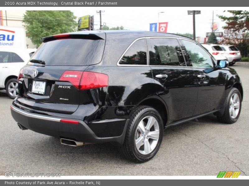 Crystal Black Pearl / Parchment 2010 Acura MDX Technology