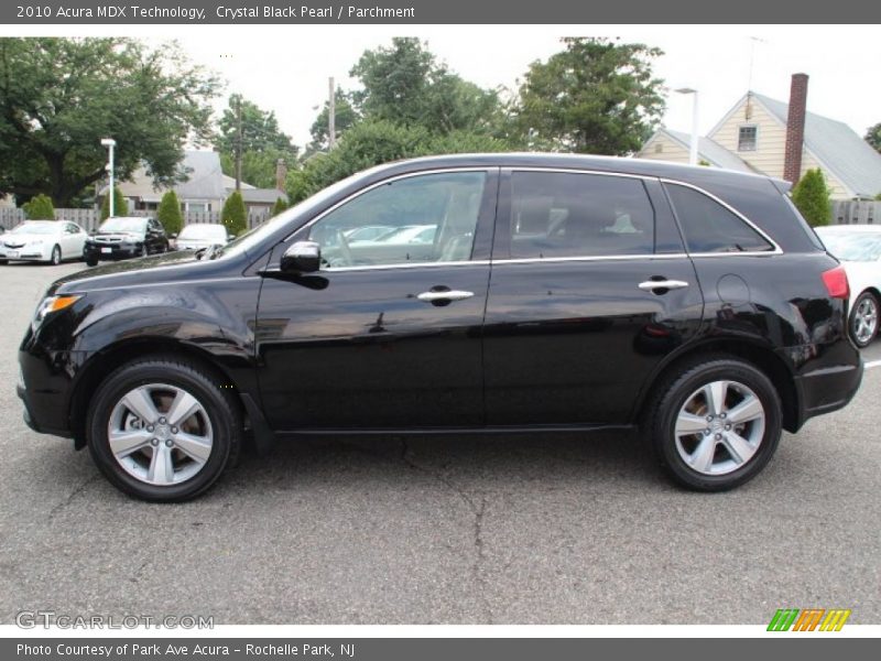 Crystal Black Pearl / Parchment 2010 Acura MDX Technology