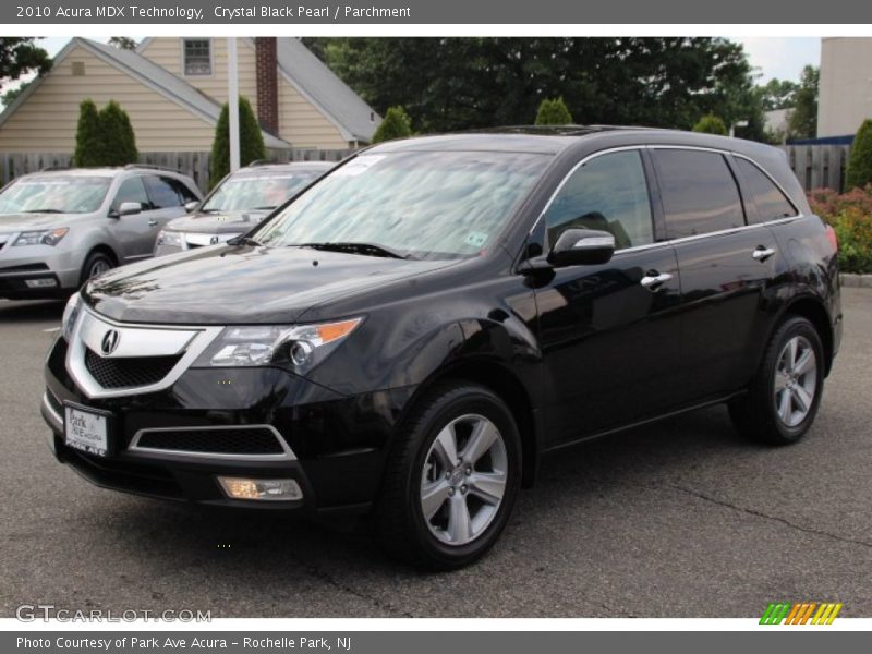 Crystal Black Pearl / Parchment 2010 Acura MDX Technology