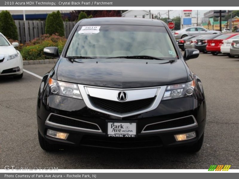 Crystal Black Pearl / Parchment 2010 Acura MDX Technology