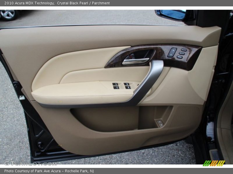 Crystal Black Pearl / Parchment 2010 Acura MDX Technology