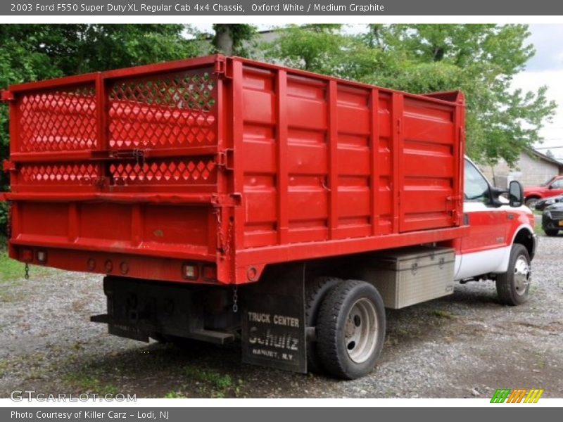  2003 F550 Super Duty XL Regular Cab 4x4 Chassis Oxford White