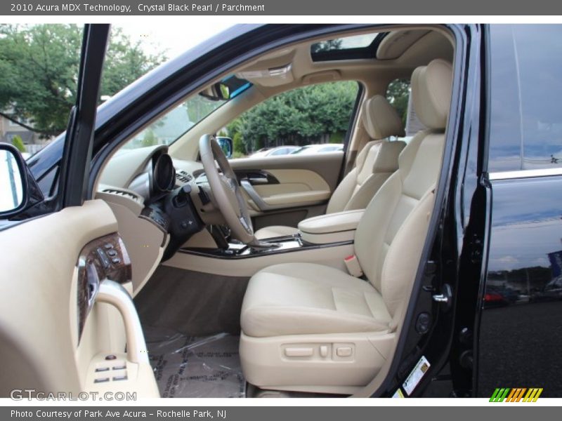 Crystal Black Pearl / Parchment 2010 Acura MDX Technology