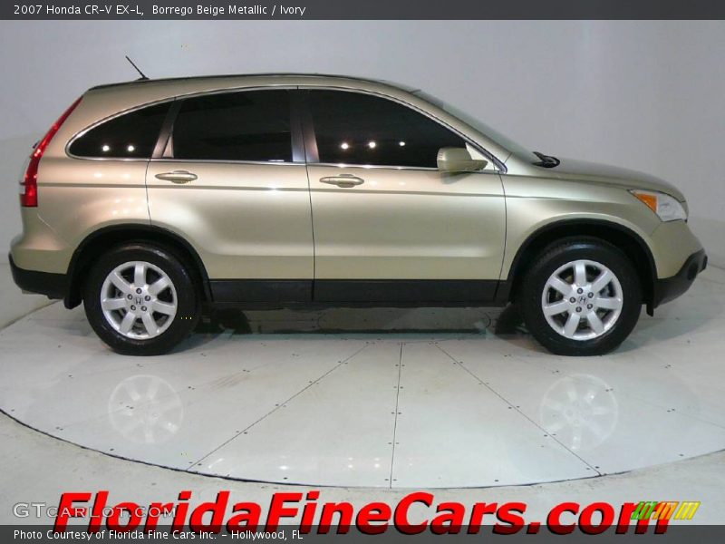 Borrego Beige Metallic / Ivory 2007 Honda CR-V EX-L