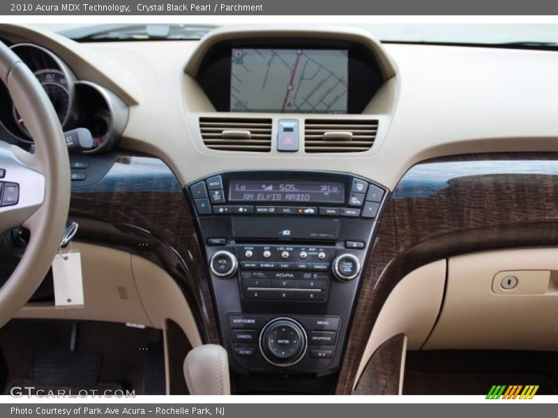 Crystal Black Pearl / Parchment 2010 Acura MDX Technology