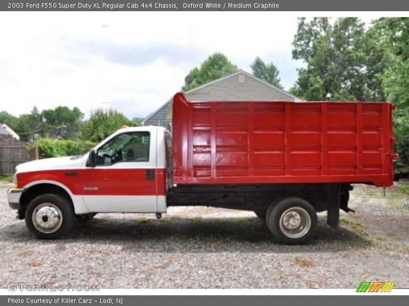  2003 F550 Super Duty XL Regular Cab 4x4 Chassis Oxford White