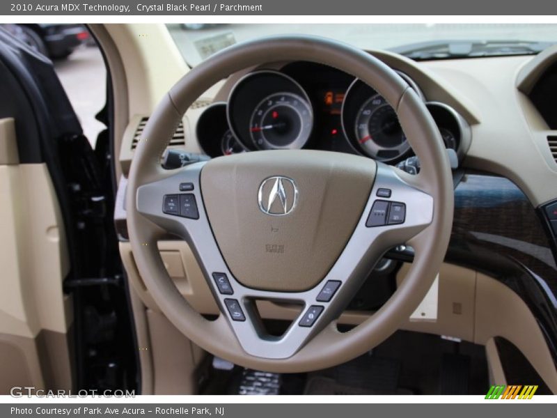 Crystal Black Pearl / Parchment 2010 Acura MDX Technology